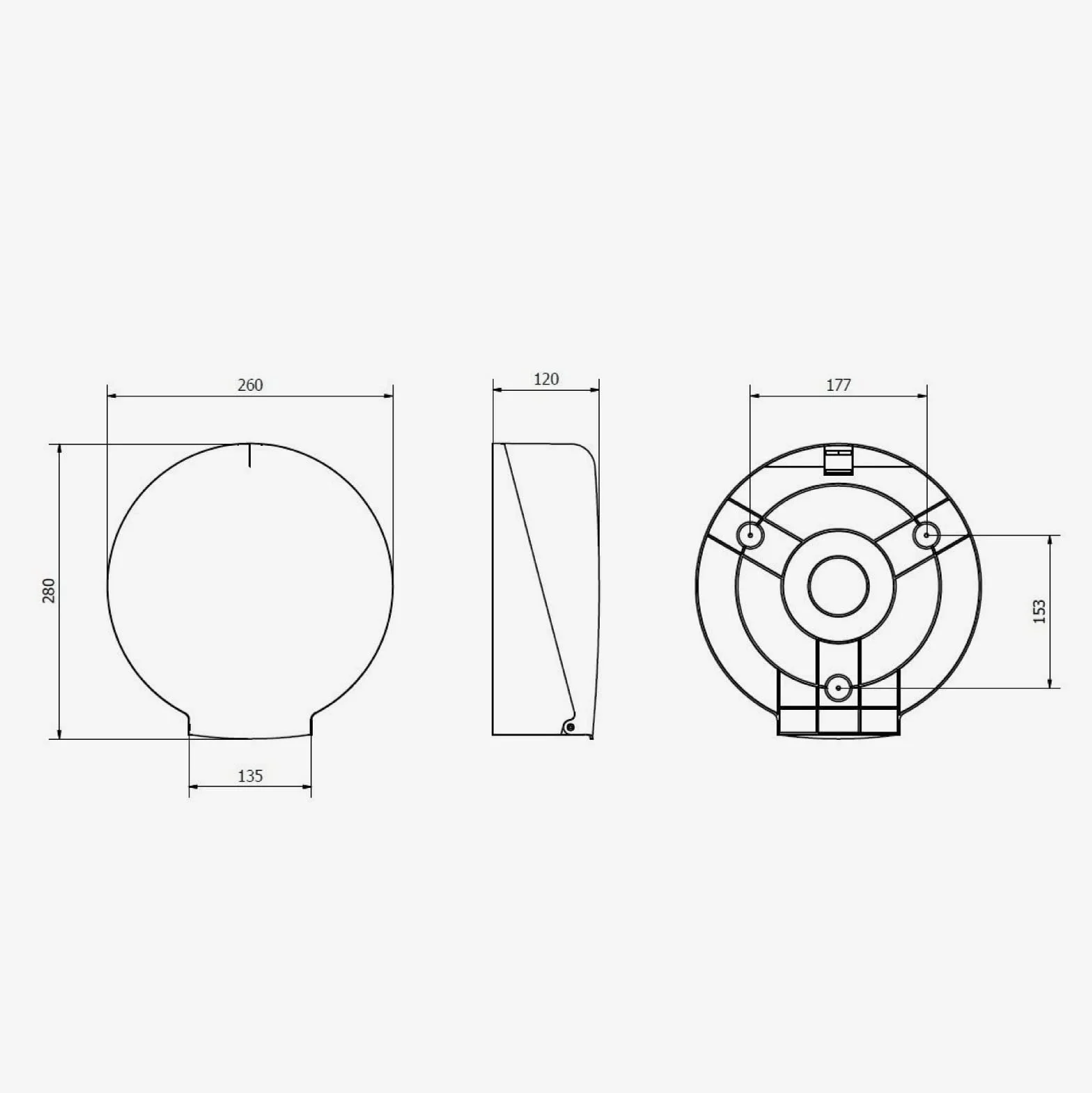 Jofel Azur AE52400 dystrybutor rolek papieru przemysłowy 300 m 220 mm 45 mm