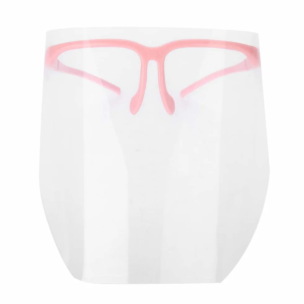 Visiera per Visiera, Visiera Integrale Trasparente Resistente Alla Maschera per il Viso Odontoiatrica Professionale Visiera Dentale Protettiva Staccabile per Attività Quotidiane e Lavoro(Rosa)