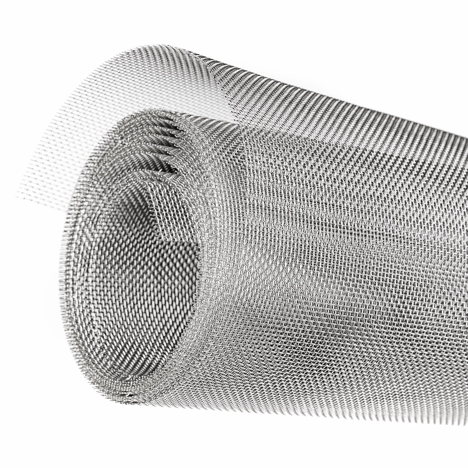 Rotolo di rete metallica in acciaio inox 304, 2,5 m x 300 mm, rete per roditori/rete metallica/rete per finestre, previene l'ingresso di topi, serpenti, calabroni, vespe, roditori, facile da tagliare