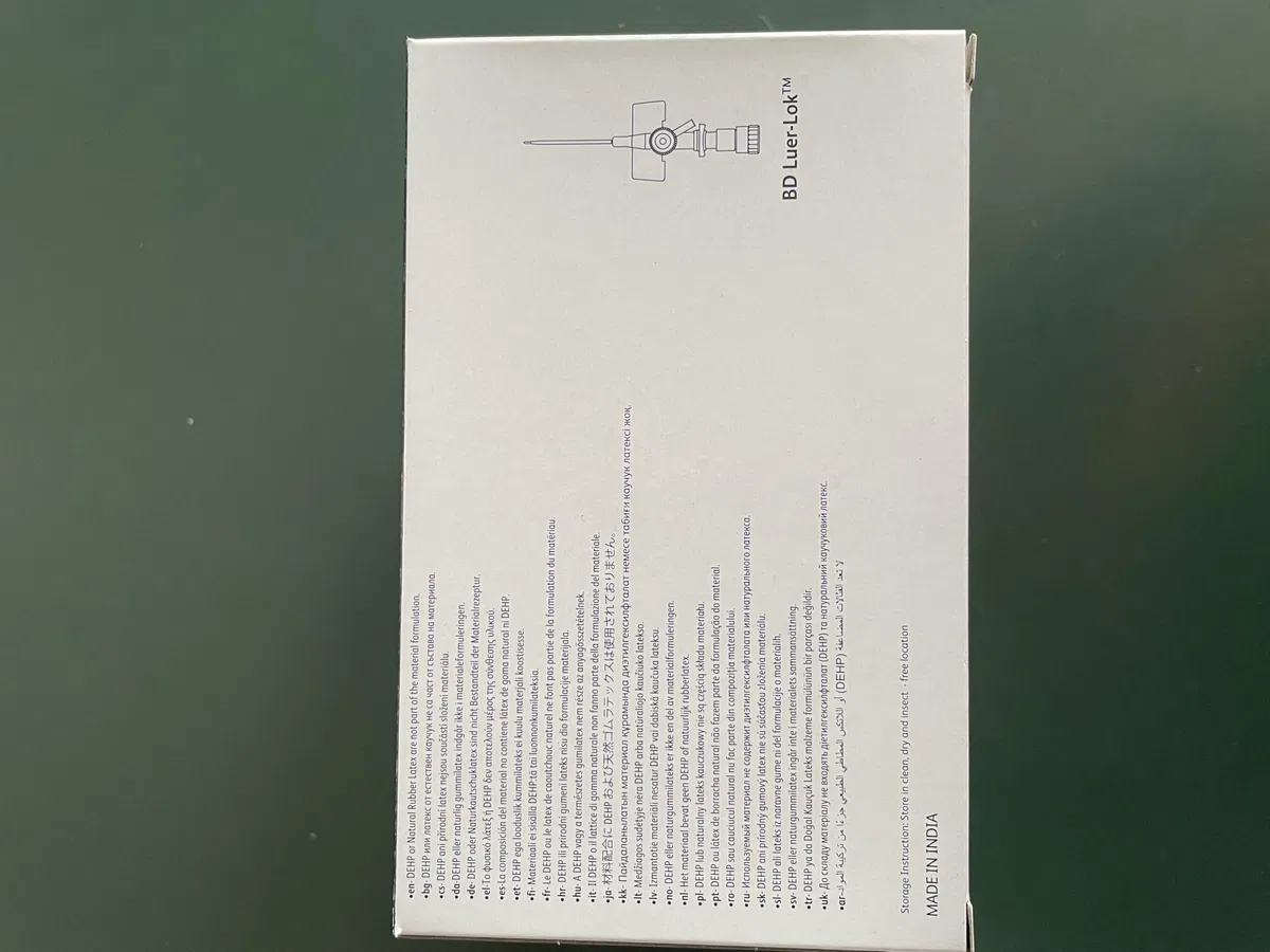 Ago per piercing aghi cannula sterili venflon 16g conf da 50 pezzi