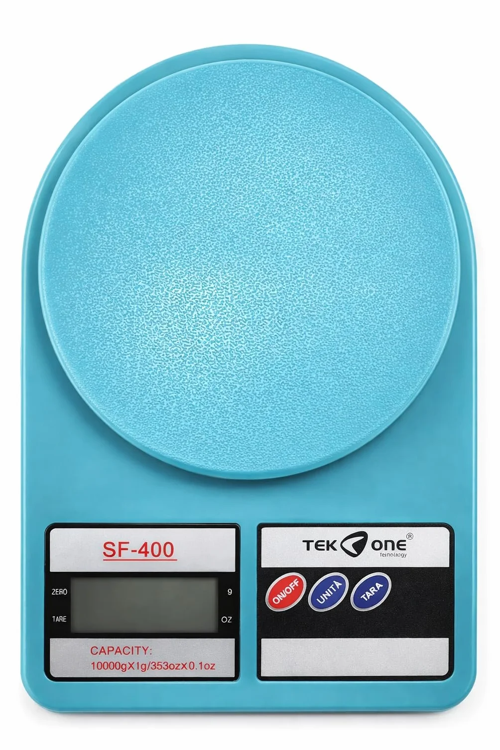 Bilancia con valigetta plastica display lcd KG 10 max risoluzione 1 grammo R600 R410 R407 R422 R32 R290 R436 per gas refrigerante