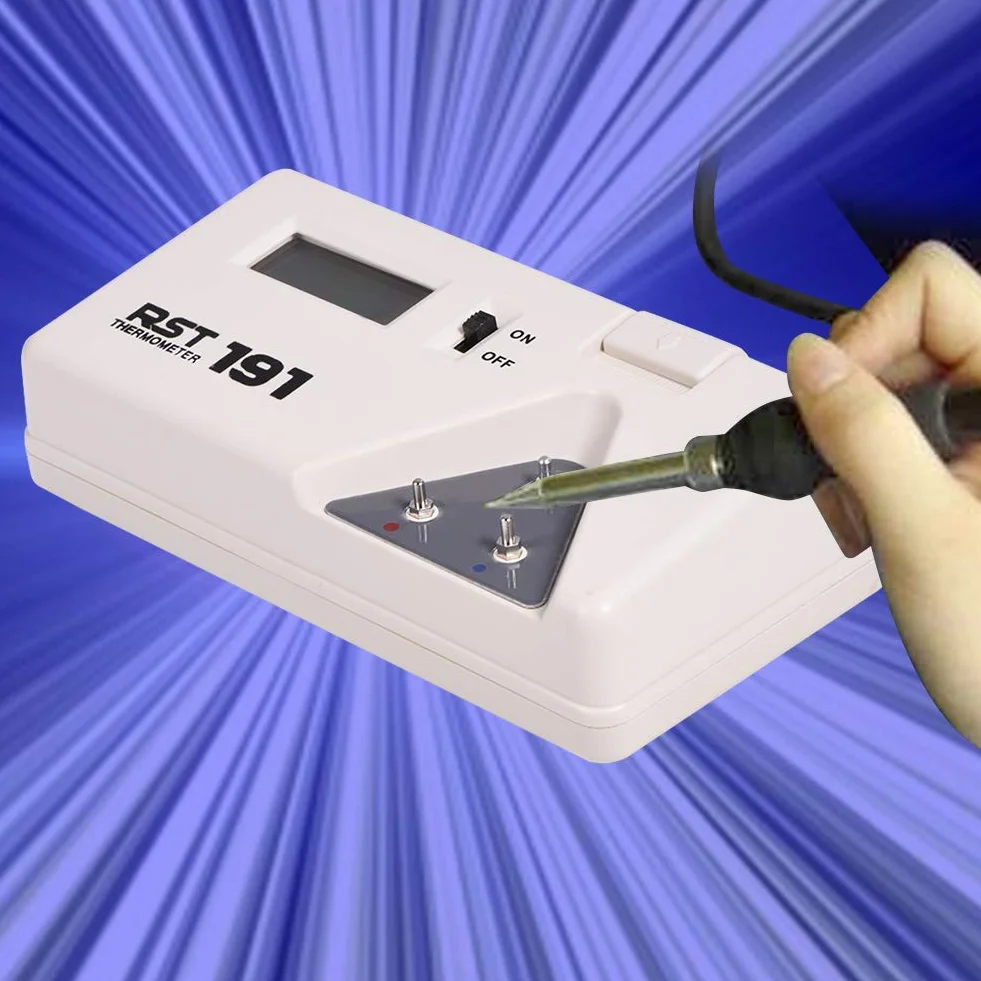 Tester di temperatura per saldatura Punta per saldatore elettrica Sensore per display digitale