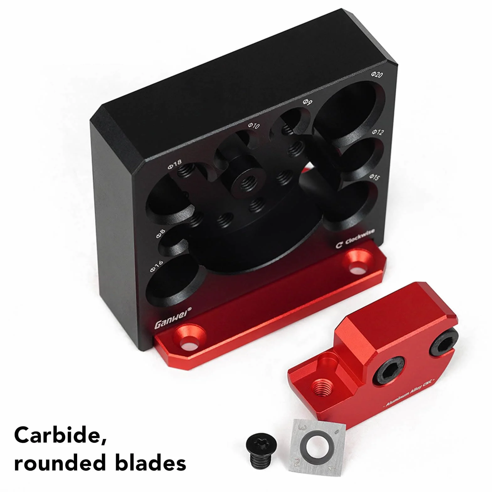 Maker Dowel Regolabile Jig, Strumento Ausiliario Rotondo Utensile per Produttore di Dowel Strumento Rotondo a Bordo Ausiliario per Legno in Legno
