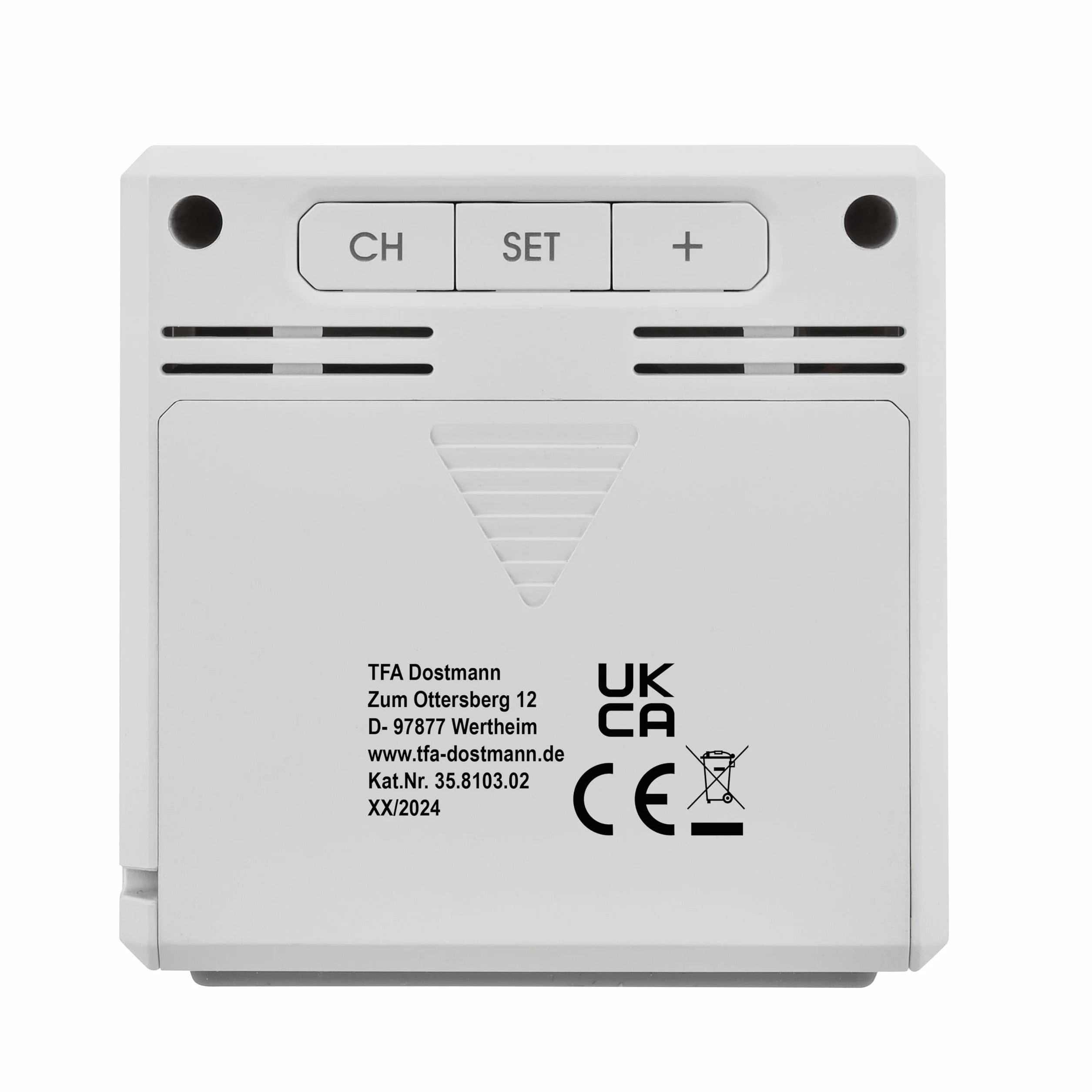 TFA Dostmann WIFI Gateway TFA.me ID-01 e 3 Trasmettitori Temperatura, 35.8104, per Trasmettitori TFA ID, incl. Portale Online TFA.me, Indicazione Temperatura e Umidità Interna, Controllo Clima, Bianco