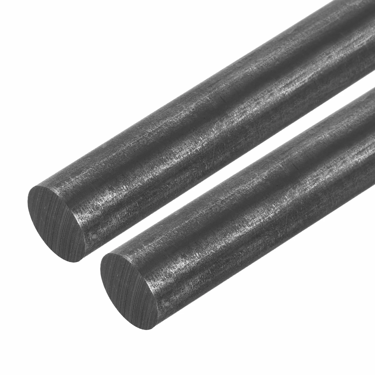Barra di Grafite QUARKZMAN 305x16mm, Asta Cilindrica in Carbonio per Elettrodi e Crogioli, Confezione da 2