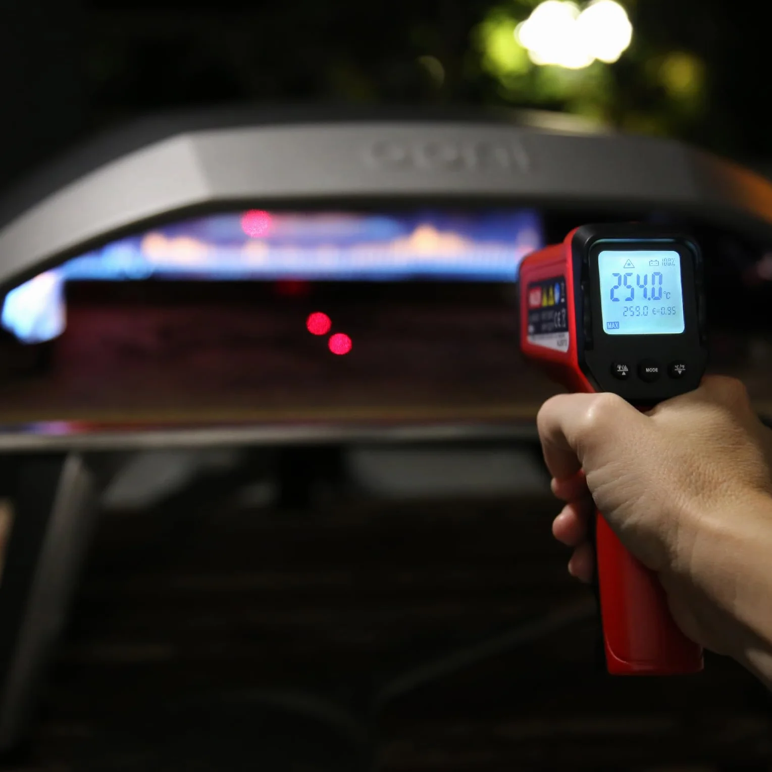 Valex Termometro Digitale a Infrarossi -50°C +550°C 12:1 Display Retroilluminato