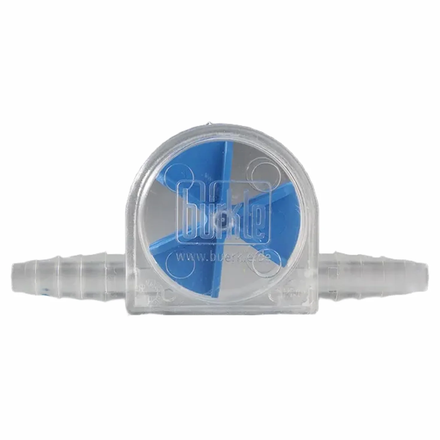 Bürkle SAN Indicatore di flusso trasparente per tubi da 6 mm a 11 mm