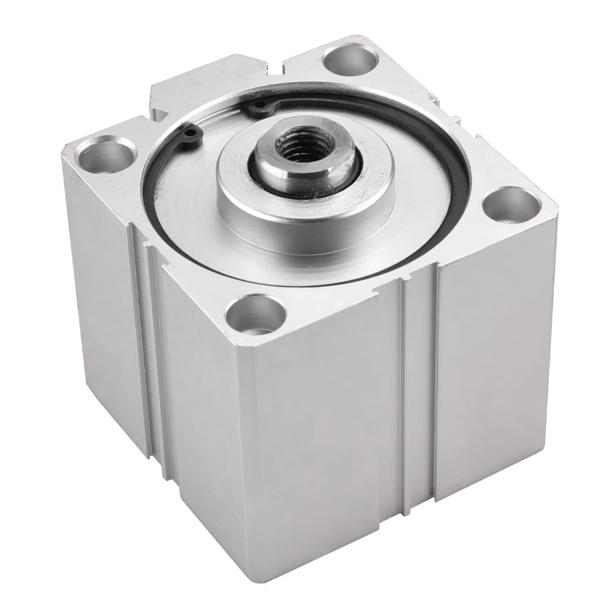 Heschen Alluminio Pneumatico Compatto Cilindro dell' Aria SDA 80 – 40 Alesaggio: 80 mm; Corsa: 40 mm 3/8 PT Port Dimensioni Doppio Effetto