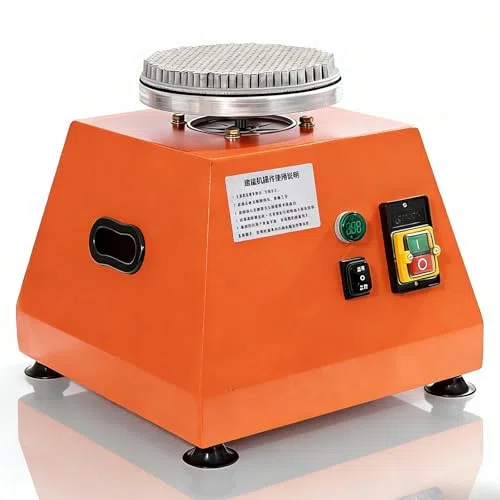 Máquina de pulido eléctrica, herramienta para pulir cerámica con Plato giratorio de 20 cm, pulido Reversible de 1400 RPM para Uso doméstico y Profesional.