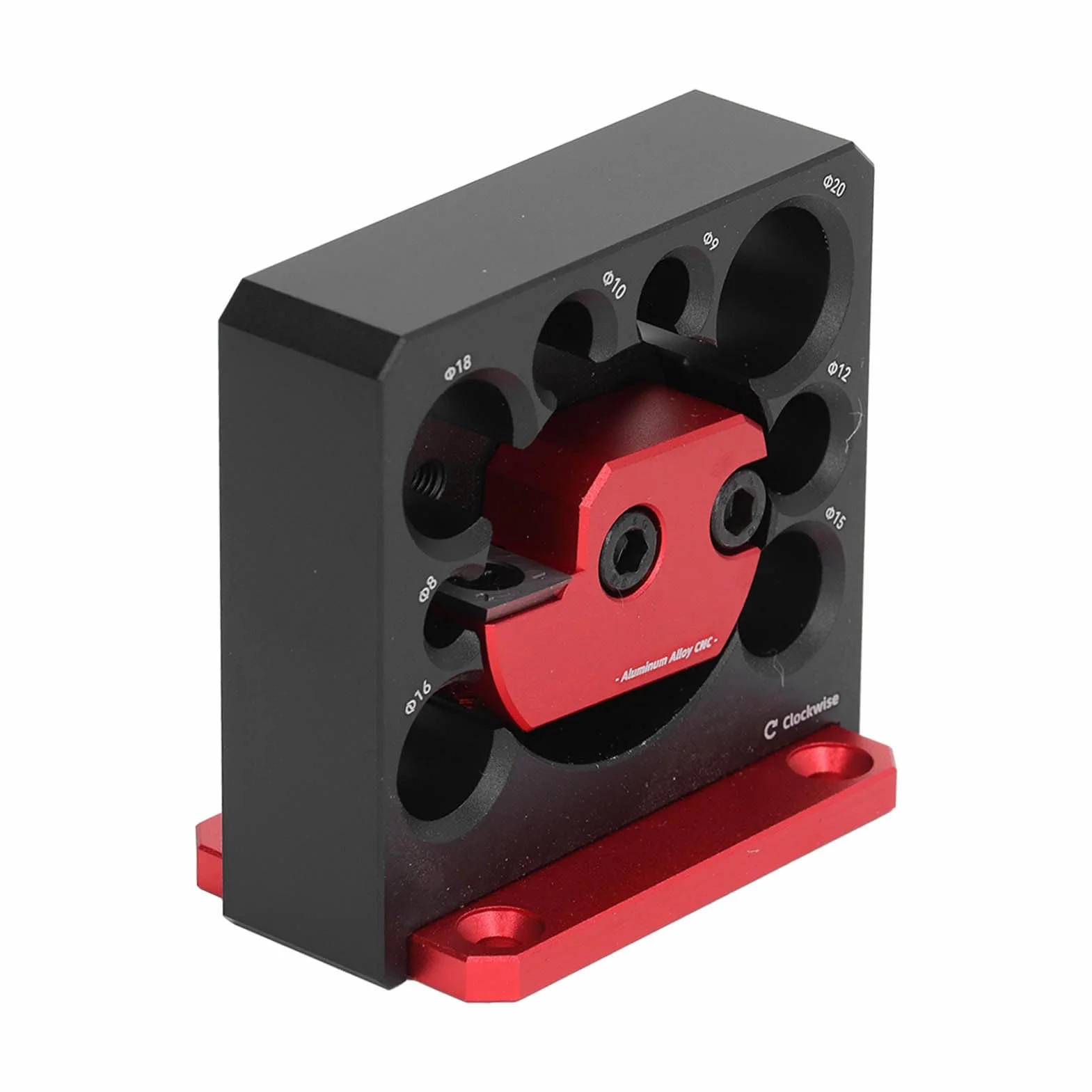 Maker Dowel Regolabile Jig, Strumento Ausiliario Rotondo Utensile per Produttore di Dowel Strumento Rotondo a Bordo Ausiliario per Legno in Legno