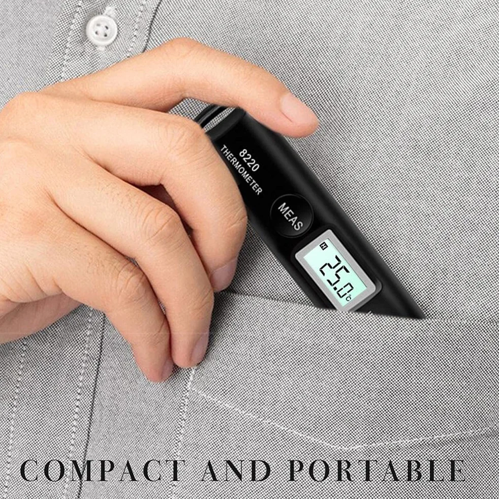 Mini Termometro Infrarossi Schermo LCD Penna Tascabile Misurazione Temperatura Celsius Fahrenheit