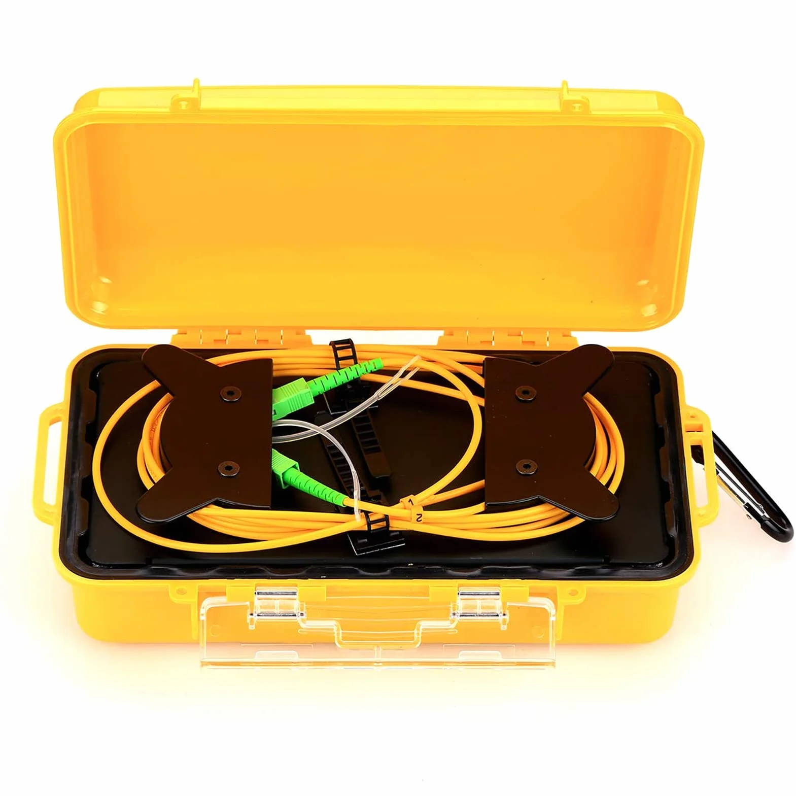 Scatola di cavo di lancio OTDR, SC/SC/SM 1km Fibra ottica OTDR Eliminatore di zona morta Anello in fibra Anello di lancio OTDR