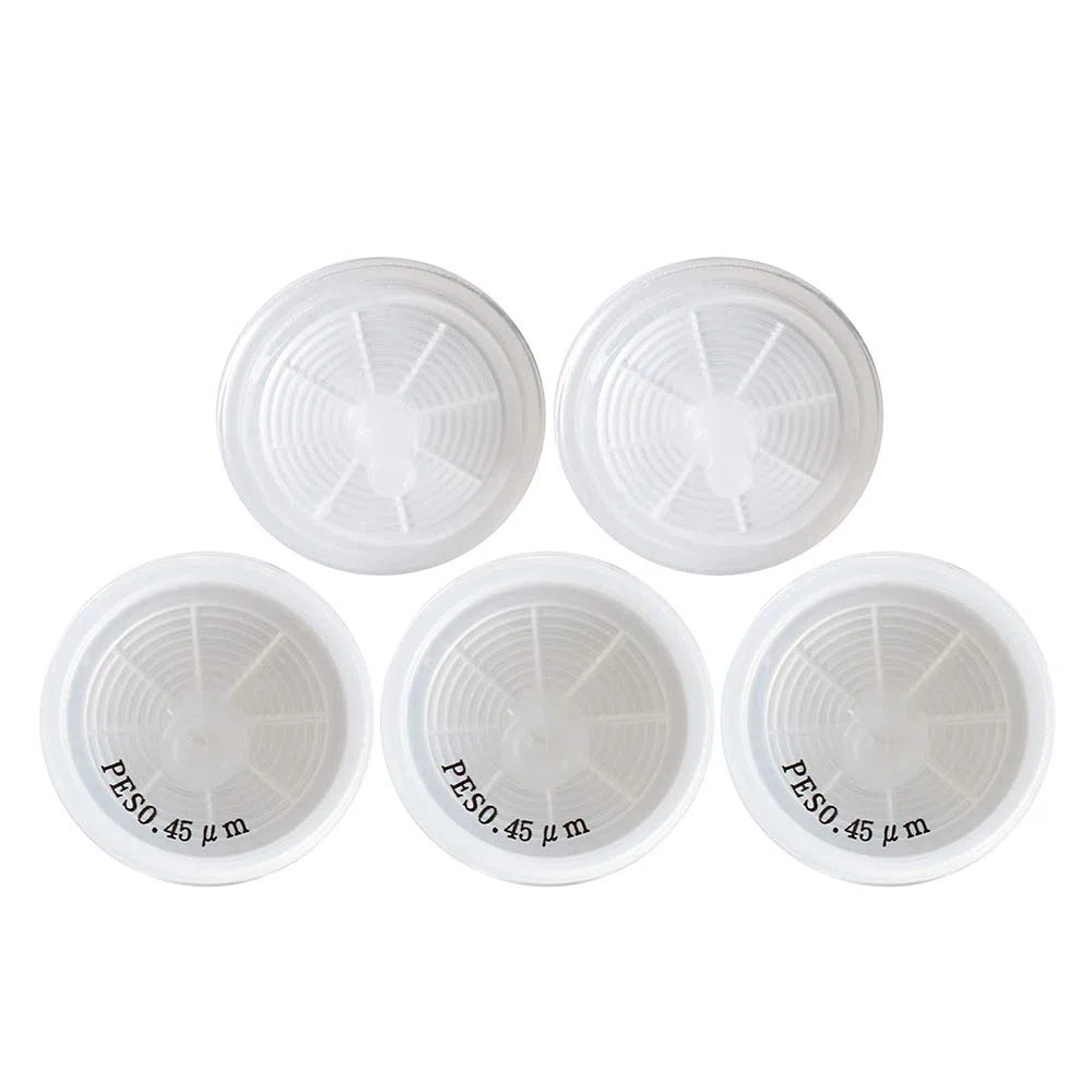 Biotechnology (PES-25mm-0.45μm) filtri per siringa membrana PES non sterilizzata diametro 25mm dimensione dei pori 0.45μm per filtri da laboratorio [CASO DI 100pcs]