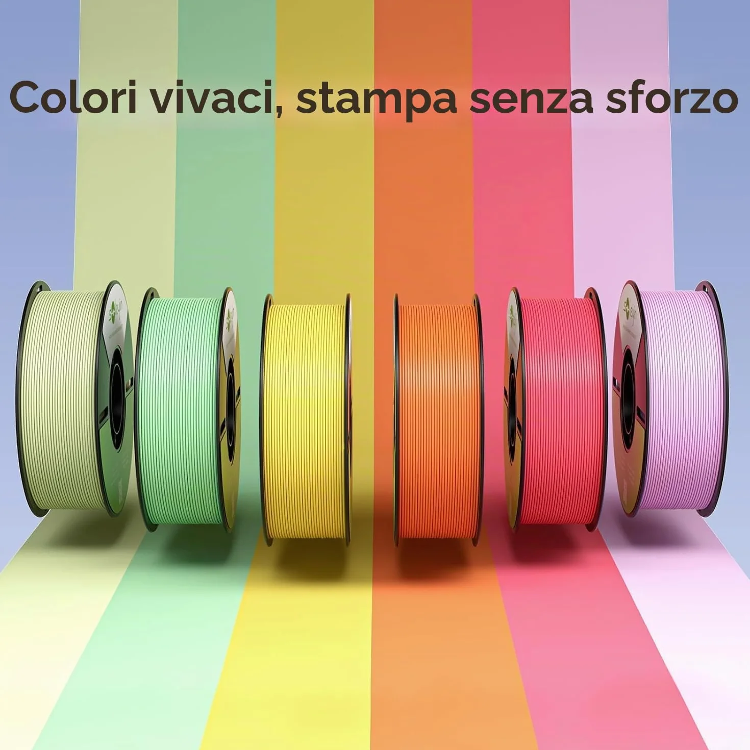 SOLEYIN Ultra PLA Filamento 1,75 mm 2 kg per Stampante 3D, precisione dimensionale +/- 0,02 mm