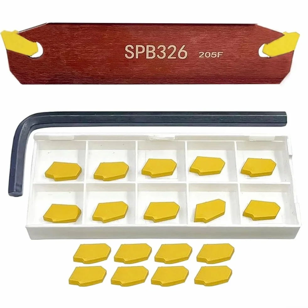 SPB326 Utensile da taglio per scanalature 20 inserti indicizzabili SP300 carburo 3 mm tornio CNC acciaio inossidabile