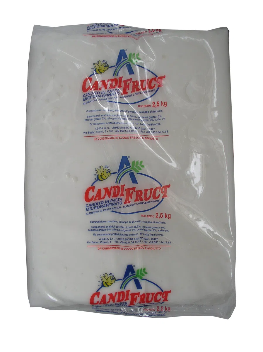 CANDITO in Pasta CANDIFRUCT Mangime complementare per API - conf. 5 pacchi da 2,5 kg
