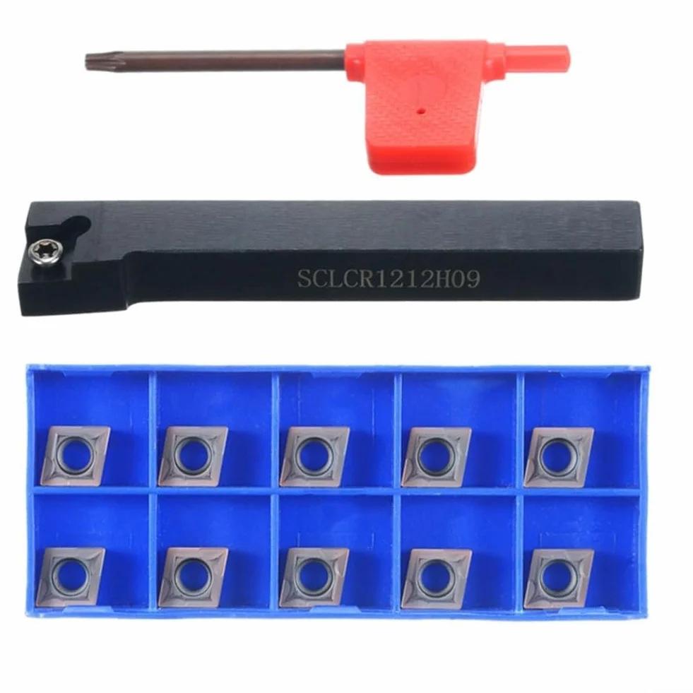 Portautensili SCLCR1212H09 12 x 100 mm inserti CCMT09T304