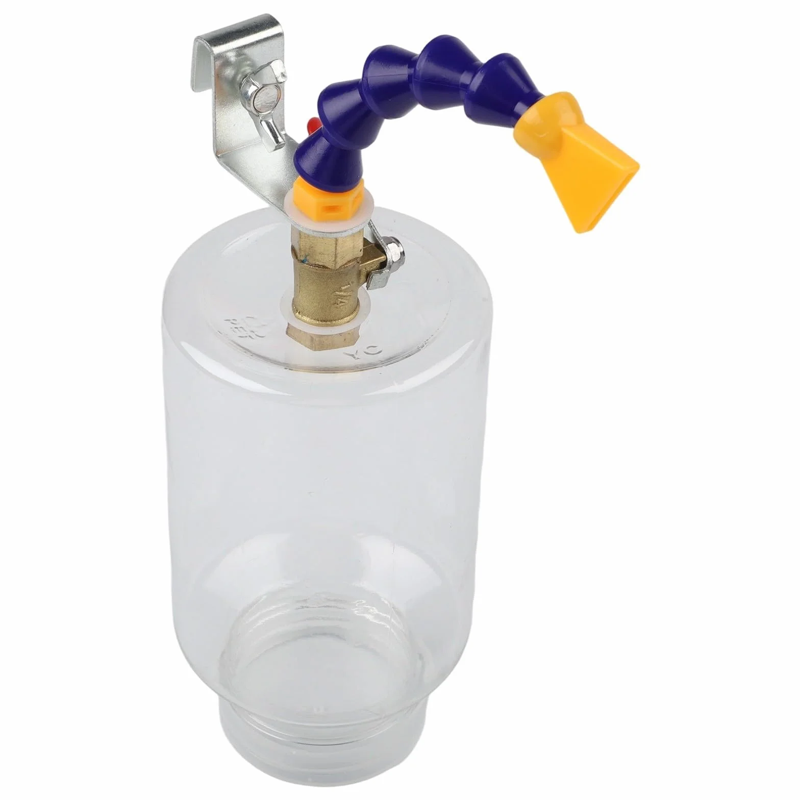 Ugello spruzzatore d'acqua 500 ml per smerigliatrice angolare, soppressione polvere, metallo e plastica