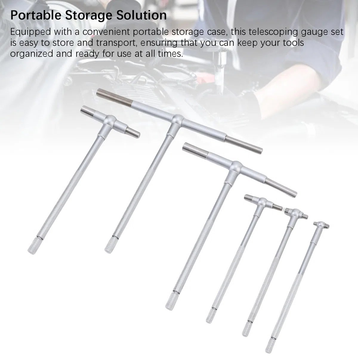 Jiawu Gage Telescoping Precision Set Self -Concinte.