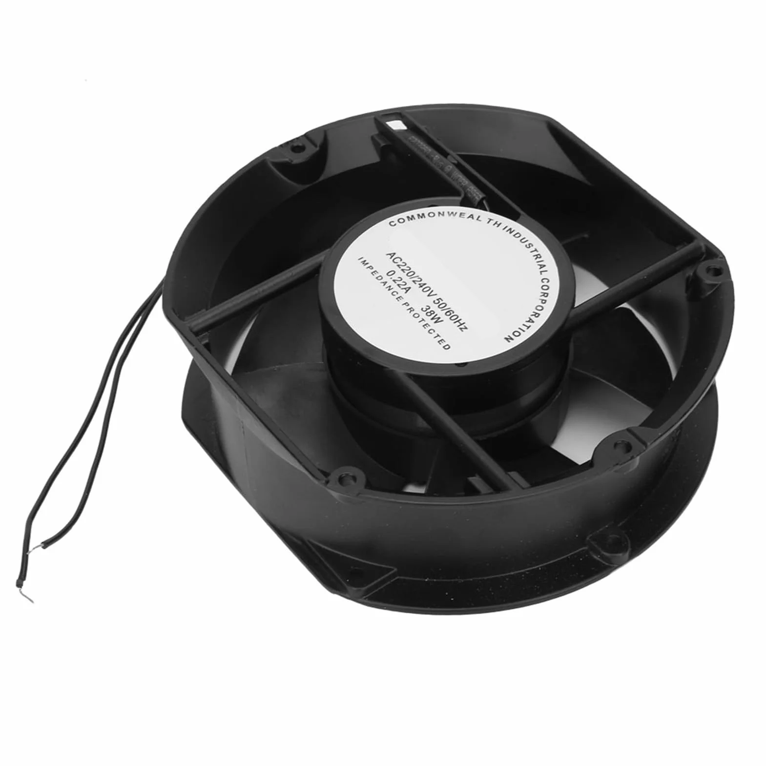 Ventilatore assiale Aramox, FP-108EX-S1-S Ventilatore assiale CA AC220V Ventola di raffreddamento con cuscinetto a sfera ovale 38W