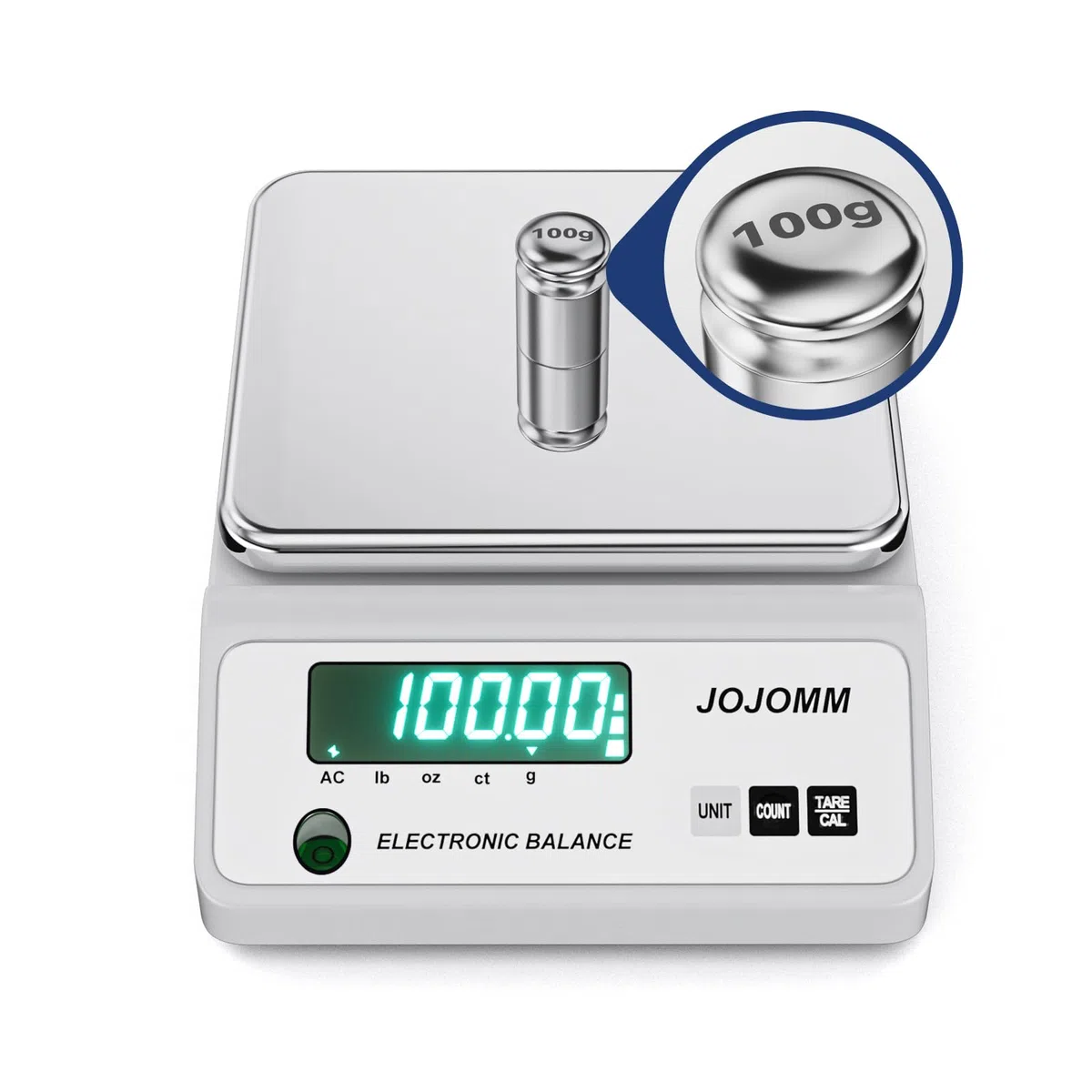 Bilancia da laboratorio 5000 g x 0,01 g, bilancia elettronica ad alta precisione, bilancia analitica accurata 0,01 g, bilancia digitale industriale scientifica per grammi, per cucina, gioielli