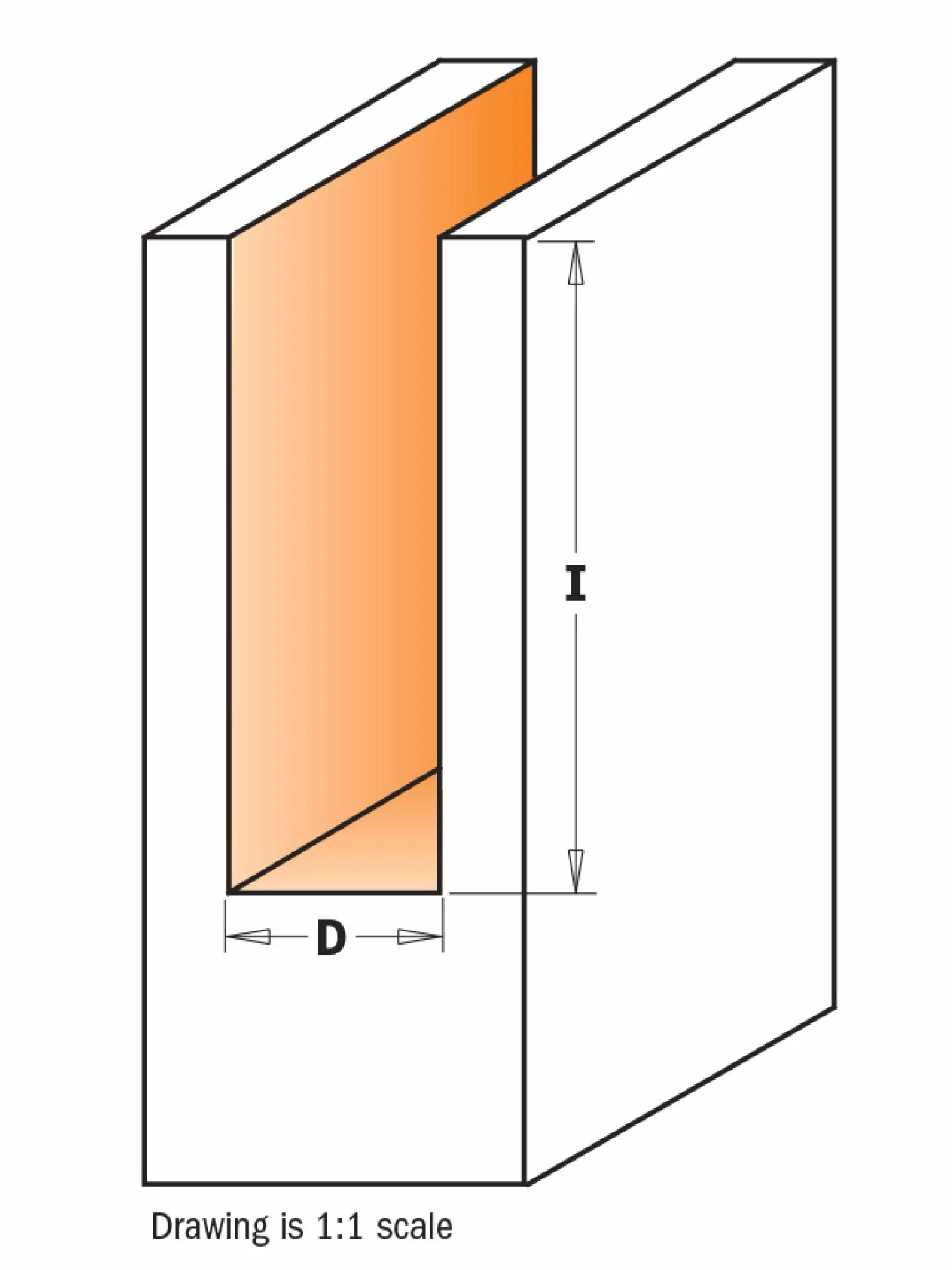 CMT 177.100.11 - FRESA TAGLI DIRITTI Z2+1 HW S=12x45 D=10x35x90 DX