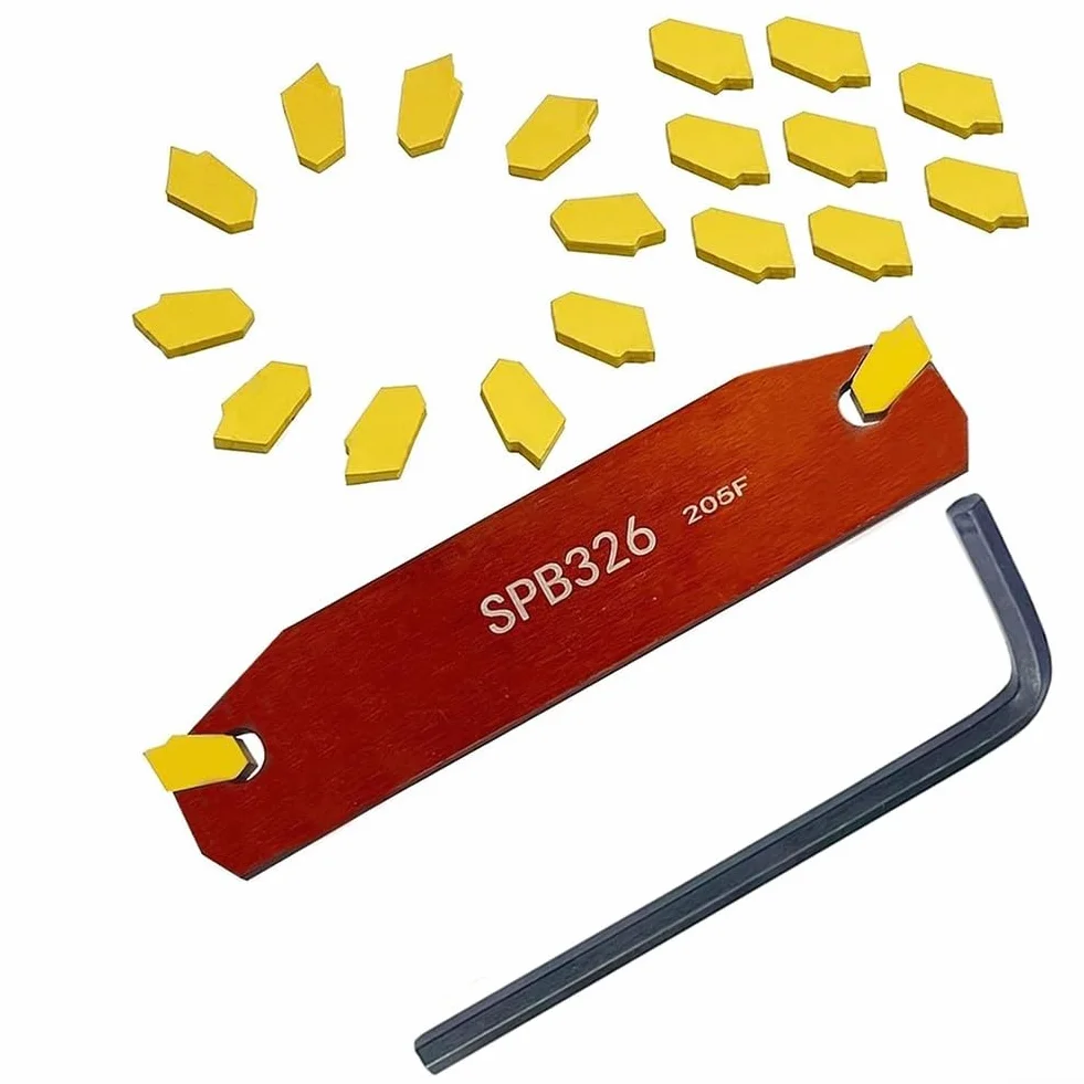 SPB326 Utensile da taglio per scanalature 20 inserti indicizzabili SP300 carburo 3 mm tornio CNC acciaio inossidabile