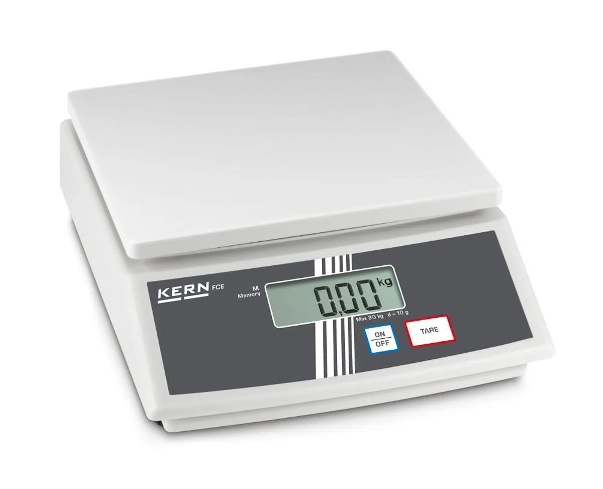 Kern Tischwaage W?gebereich (max.) 6 kg Ablesbarkeit 2 g netzbetrieben, batteriebetrieben (FCE 6K2N)