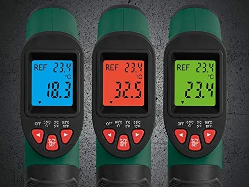 Parkside Termometro Digitale Laser a Infrarossi Pistola Misuratore di Temperatura