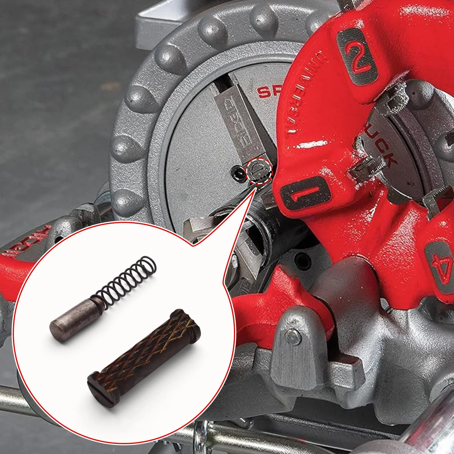 RIDGID 300 535 Set di inserti per ganasce anteriori per filettatrici per tubi