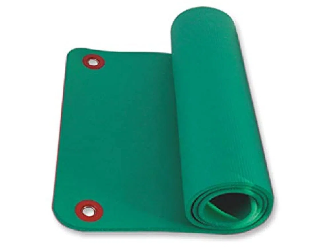 Gima 47080 Materassino con Fori, 180x60x1.6 cm, Verde