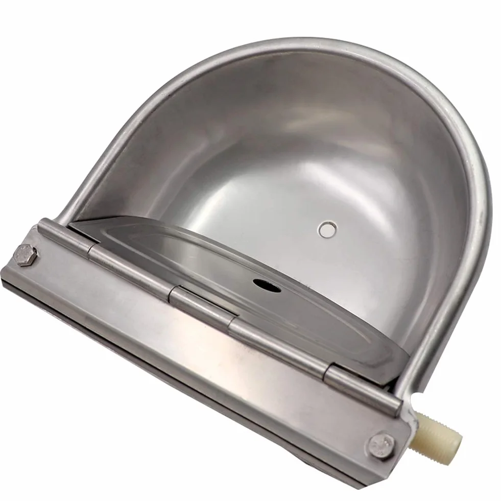 M.Z.A Abbeveratoio per abbeveratoio per Bestiame Abbeveratoio Automatico per Bevande in Acciaio Inox con valvola a Galleggiante per Pecore di Capra