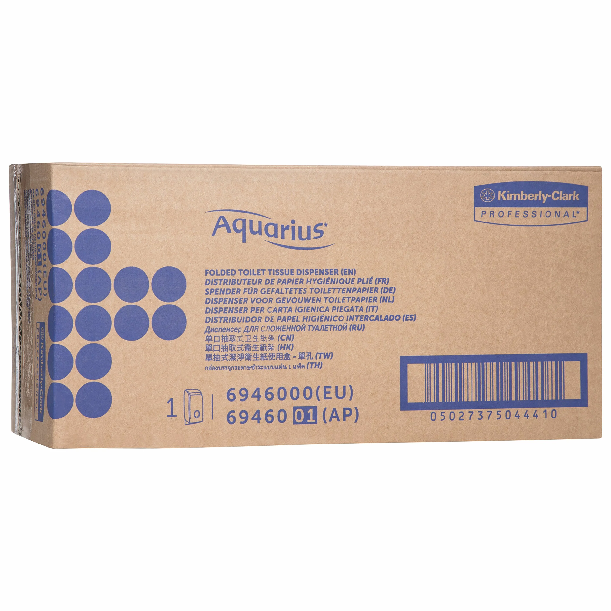 Aquarius 6946 Dispenser di Carta Igienica Oiegata, 1 pz