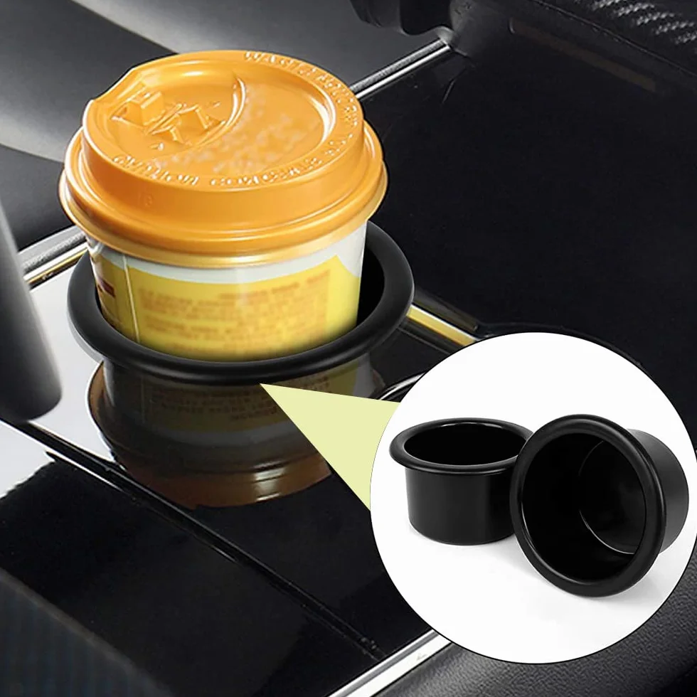 Portabicchieri in Plastica da Incasso per Auto Barca Camper Tavolo 4 Pezzi