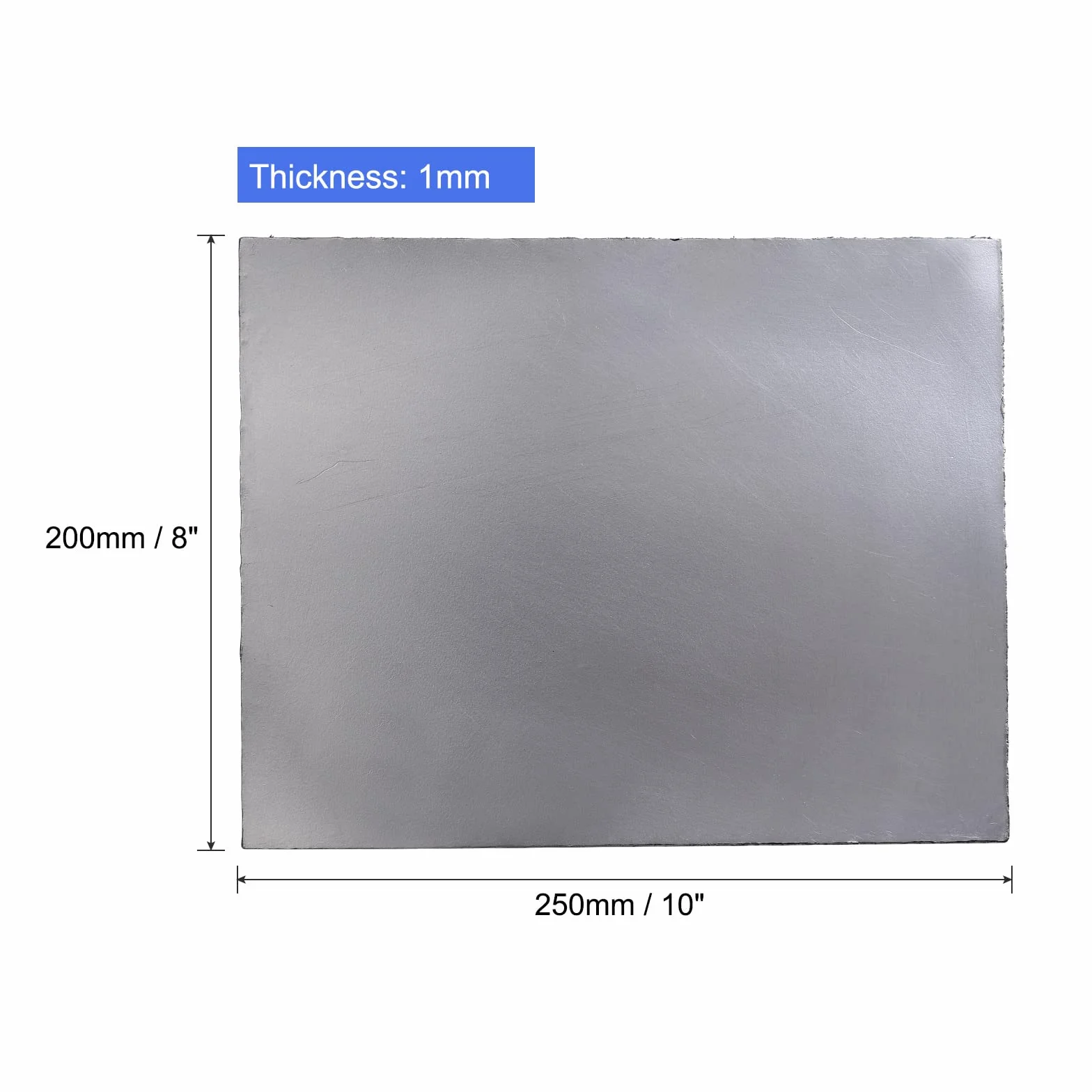 PATIKIL Foglio di grafite flessibile 250 x 200 x 1 mm, confezione da 5