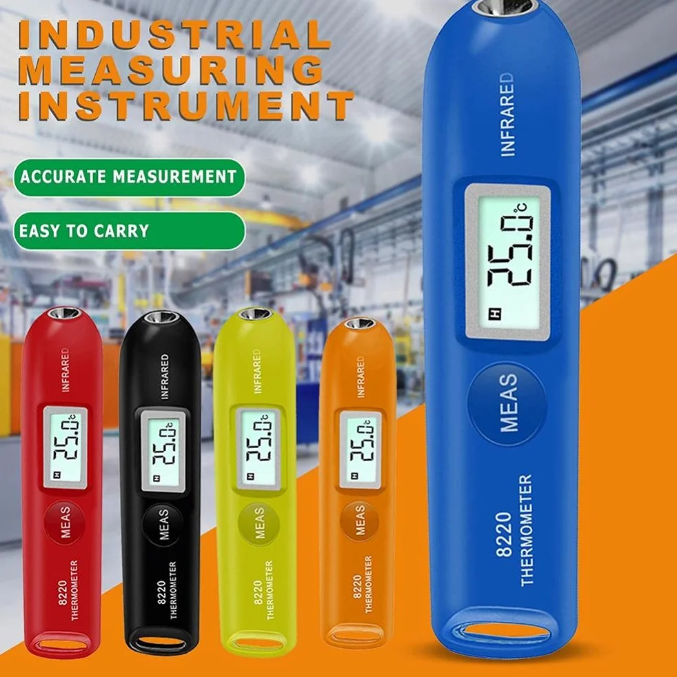 Mini Termometro Infrarossi Schermo LCD Penna Tascabile Misurazione Temperatura Celsius Fahrenheit