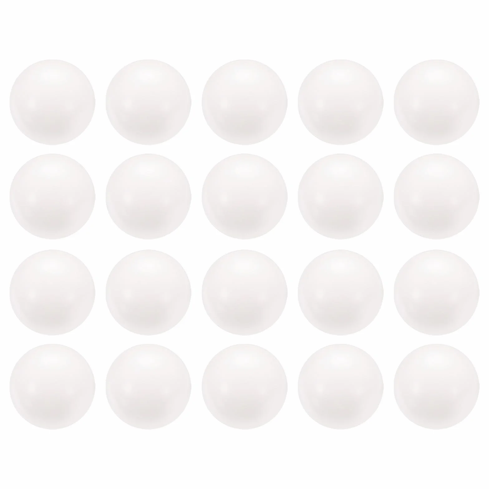 QUARKZMAN 20pz Pom Cuscinetto Sfere 25mm Solido Plastica Cuscinetto Sfere Precisione Pom Sfere