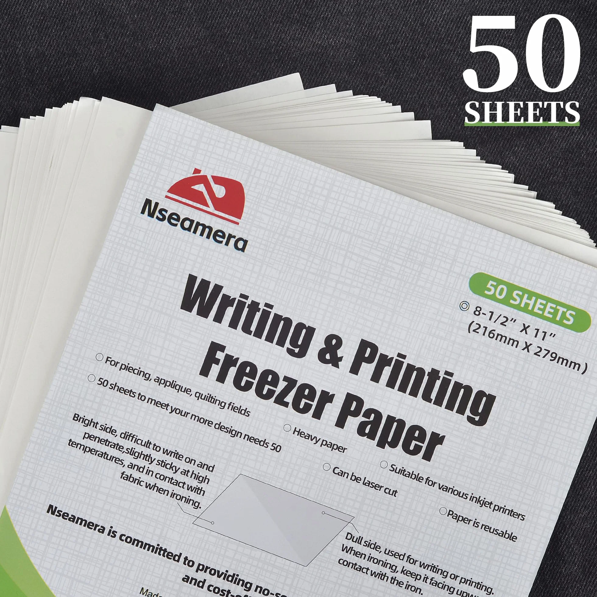 Fogli di carta resistenti per freezer 21,9 x 27,9 cm 50 fogli stampabili tagliabili al laser