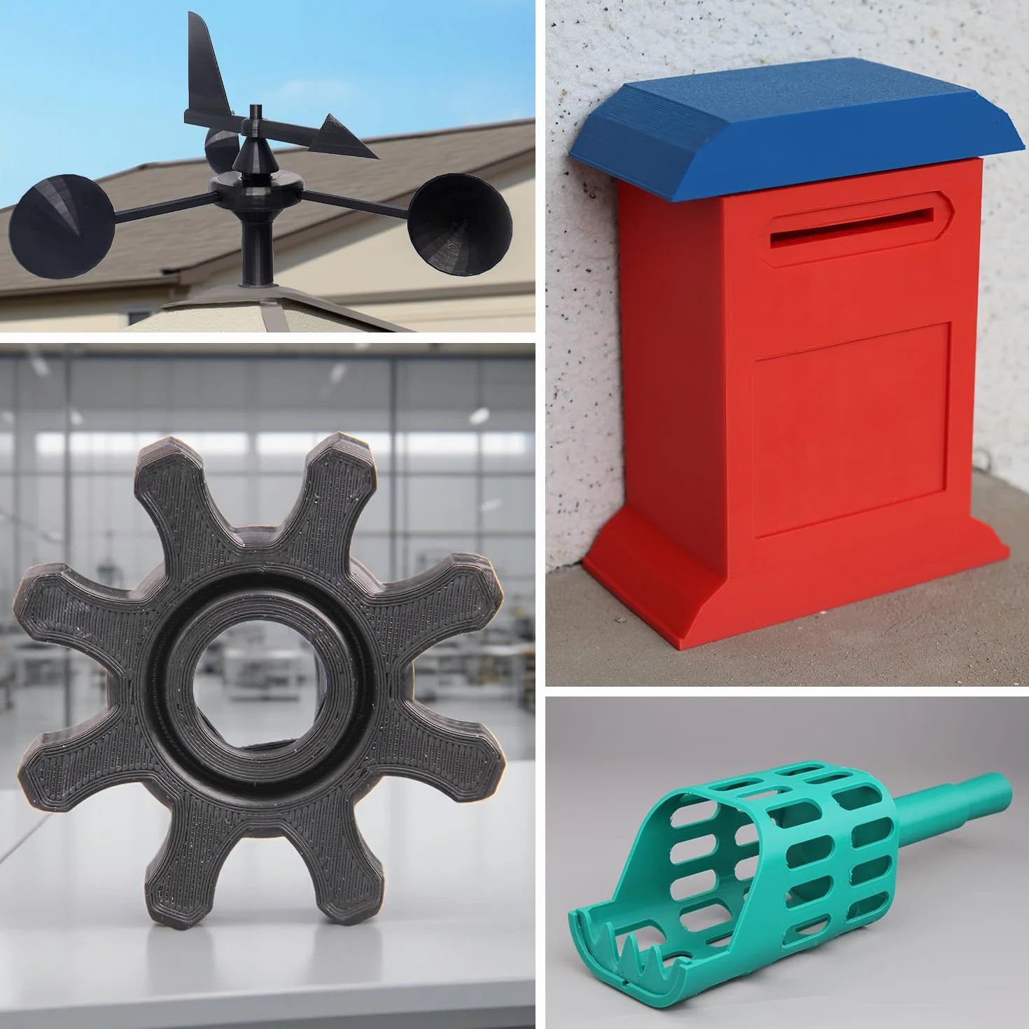 eSUN ASA+ Filamento 1,75 mm 1 kg Bobina per Stampanti 3D Resistente alle Intemperie Grigio