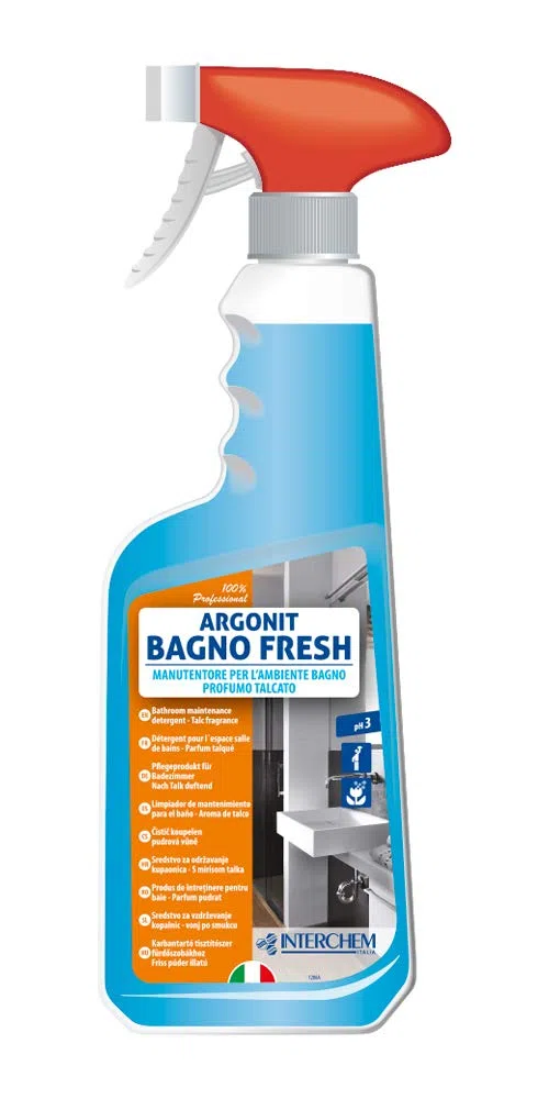 Interchem ARFRL0.75X12 Argonit Bagno Fresh Manutentore per L'Ambiente Bagno Profumo Talcato 750 ml