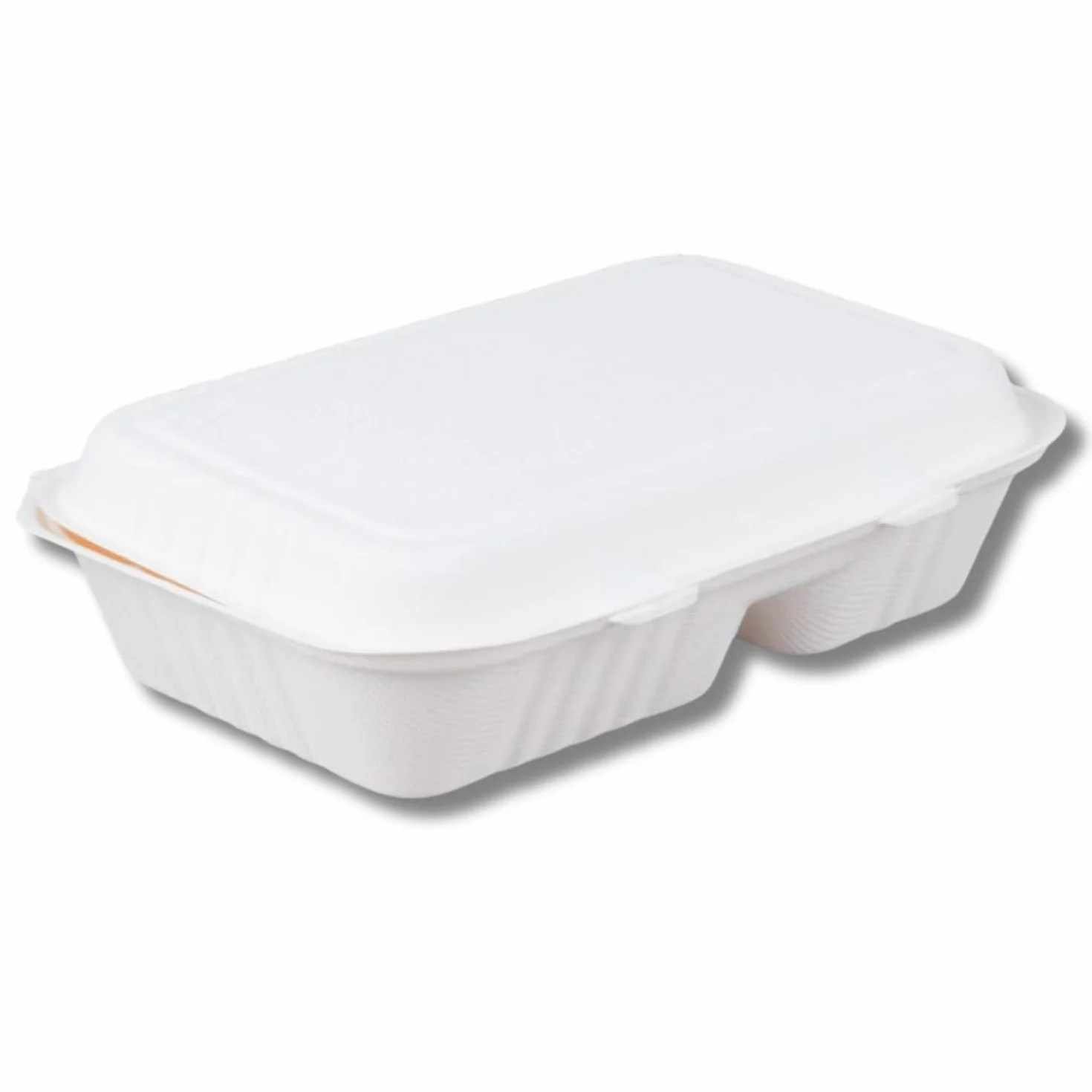 Contenitori Hamburger Patatine Bagassa Biodegradabili 100 Pezzi Burger Box Take Away