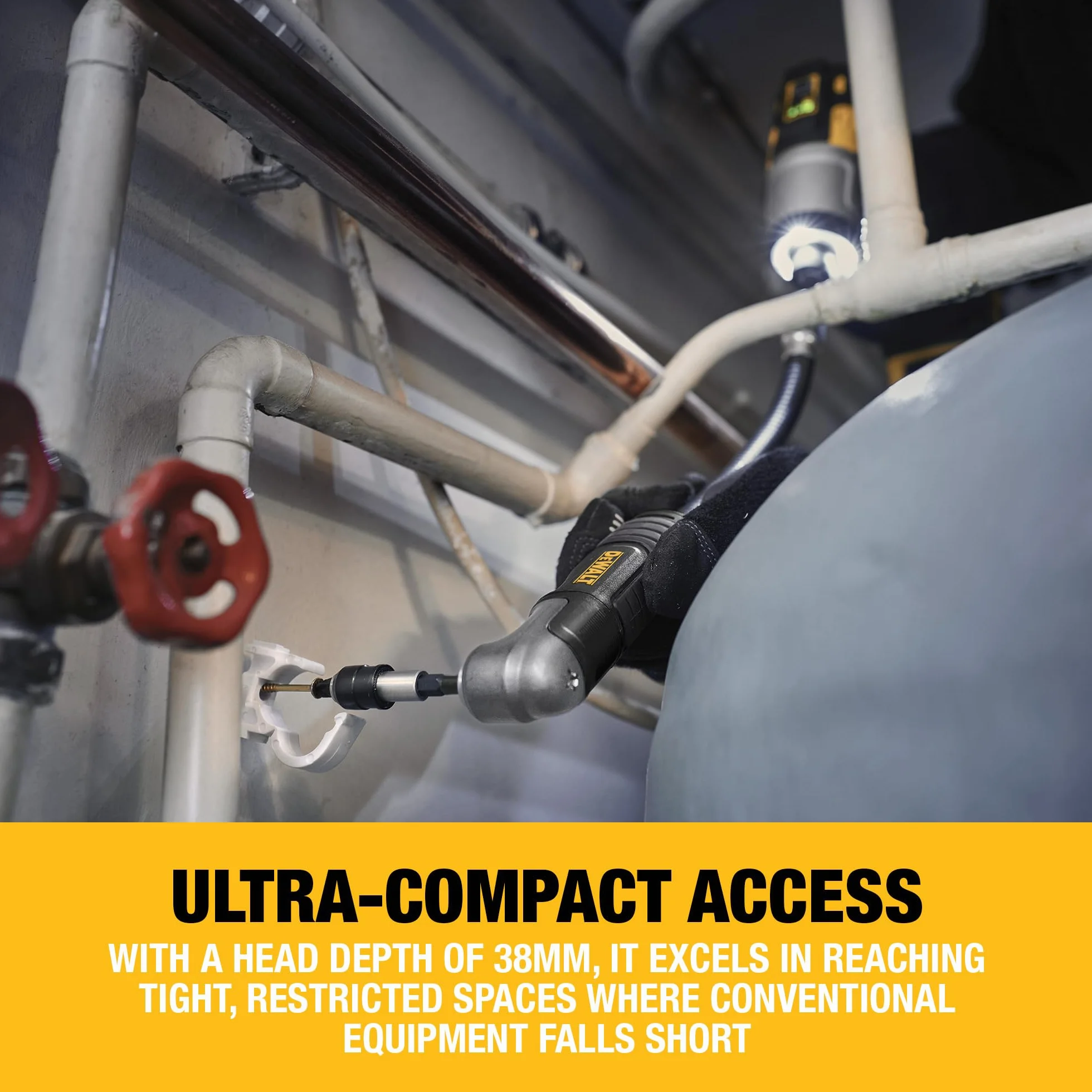 DeWalt DT20500-QZ Adattatore Angolo Trapano 140mm 6,35mm 1/4"