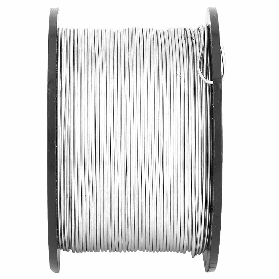 Filo per Legare Macchina 4 Pezzi 110 M 0,8 Mm Acciaio per Tondo per Cemento Armato