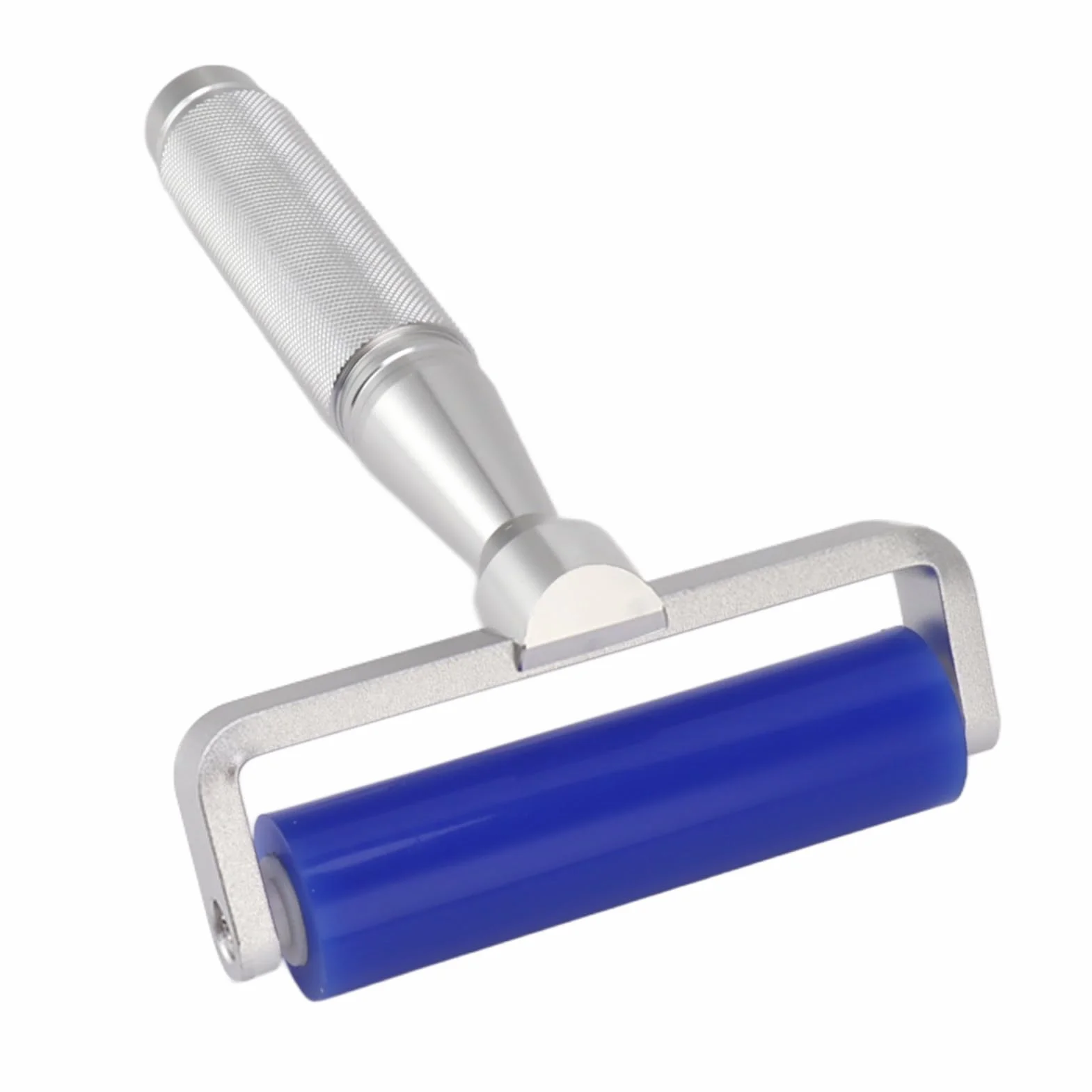 Rullo Adesivo Manuale Silicone Blu 8 Pollici per Pulizia Statica Rimozione Polvere Schermo