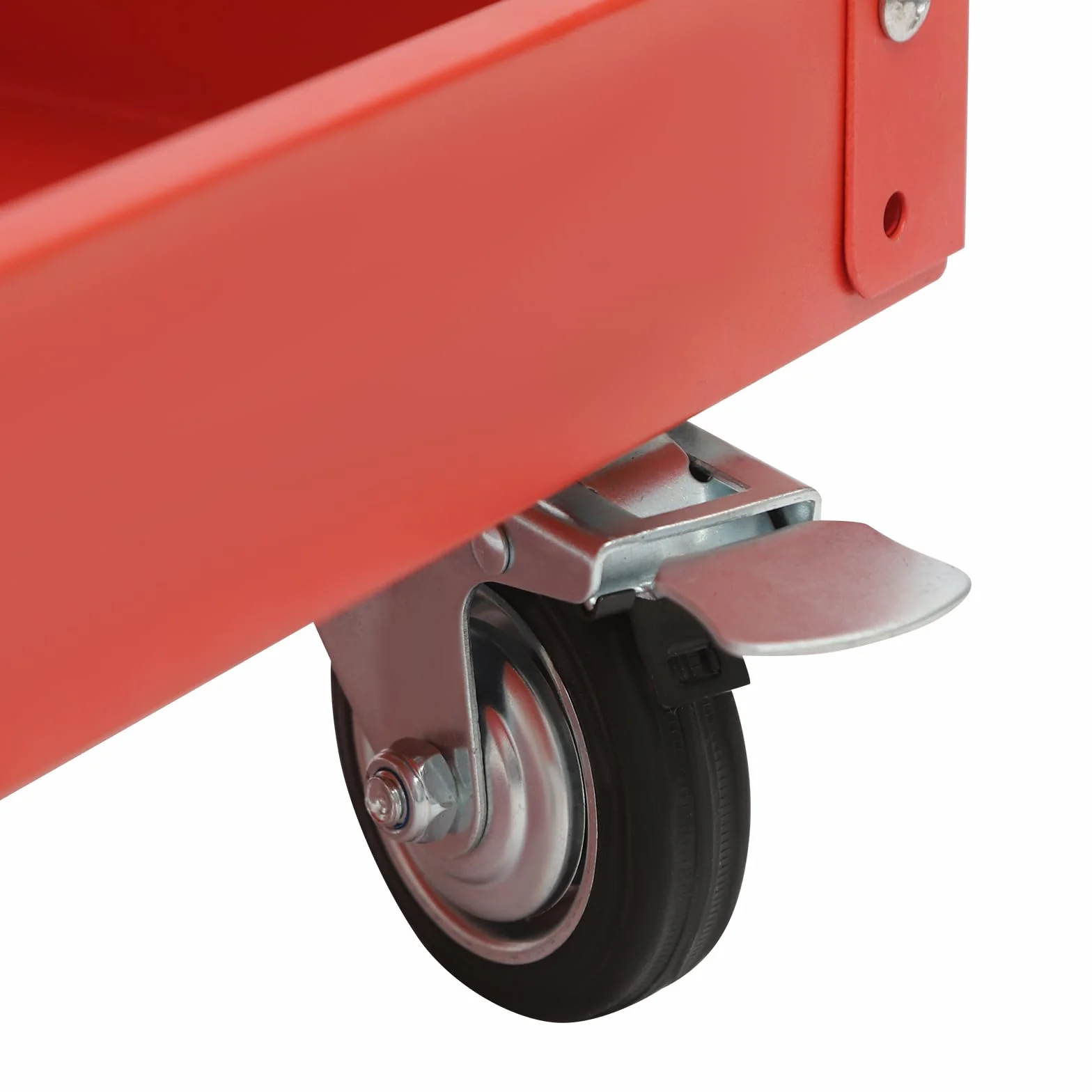 Carrello da officina con 3 ripiani, portata fino a 150 kg | Carrello da officina con ruote, carrello di trasporto con cassetto, per attrezzi garage officina