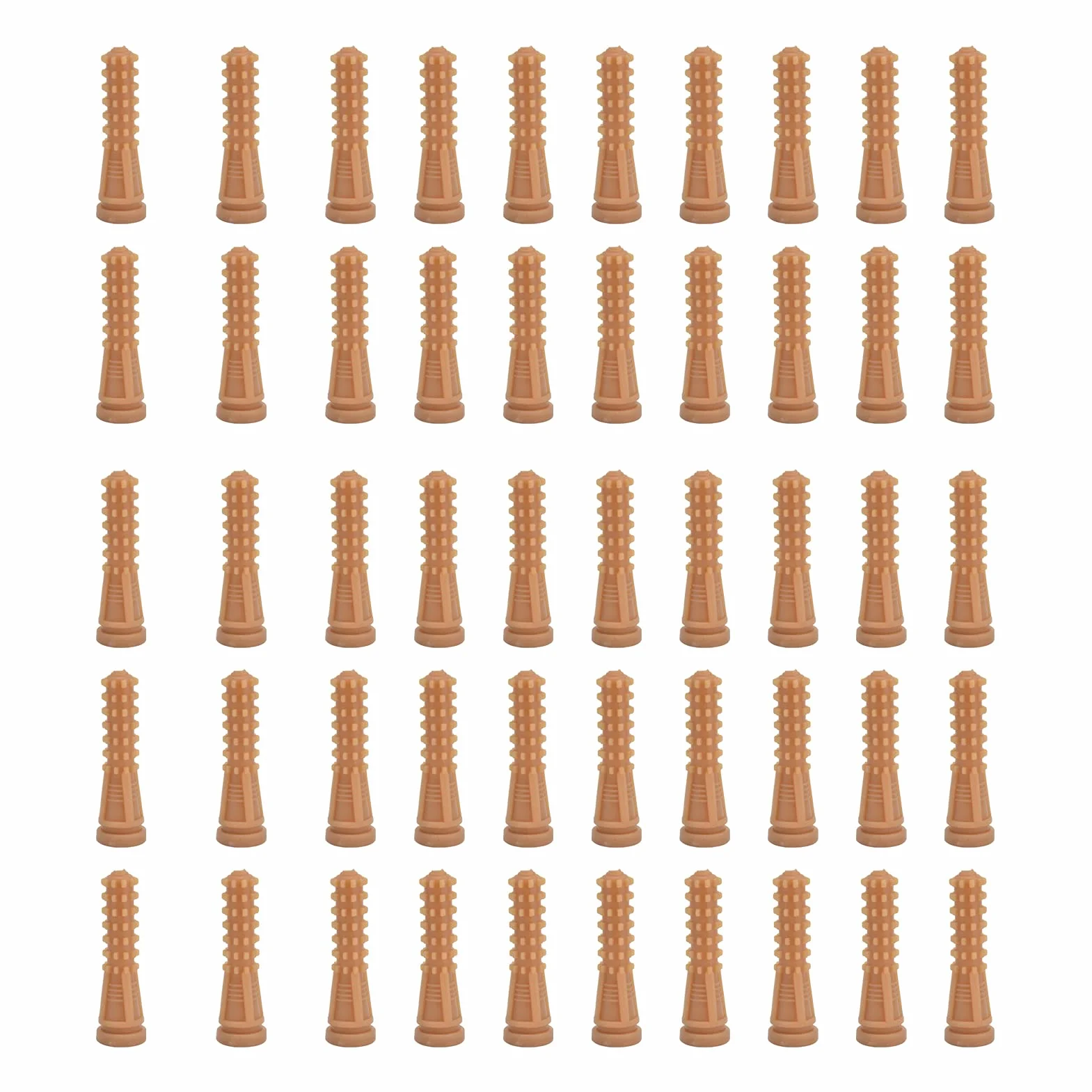 Dita per Spiumatrice in Gomma (50 Pezzi), Bastoni Spiumatori Gialli con Design a Dente di Sega per Pollo e Volatili, Ricambi Flessibili ad Alta Resistenza per Macchina Spiumatrice, Professionali