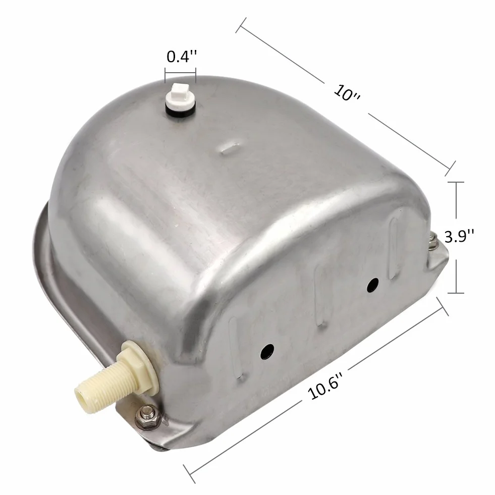 M.Z.A Abbeveratoio per abbeveratoio per Bestiame Abbeveratoio Automatico per Bevande in Acciaio Inox con valvola a Galleggiante per Pecore di Capra