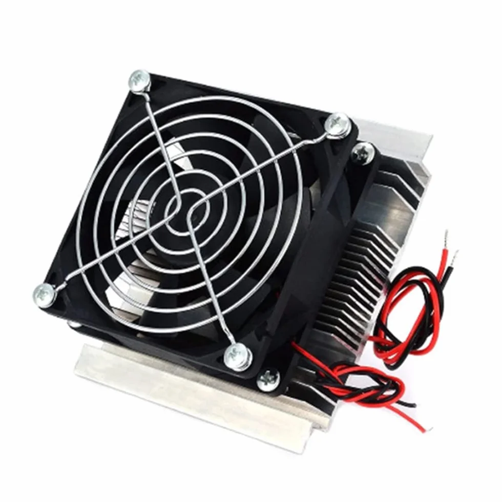 DC 12 V FAI DA TE Termoelettrico Peltier Refrigerazione Sistema di Raffreddamento Kit Semiconduttore Cooler Dissipatore di Calore Conduzione Modulo Frigo Mini Condizionatore D'aria