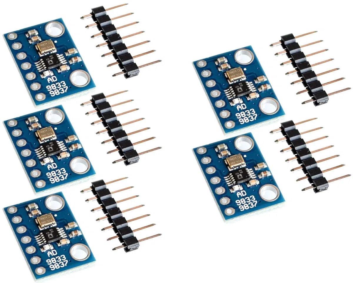 5pcs AD9833 Programmable Microprocessors Serial Interface Sine Square Wave DDS