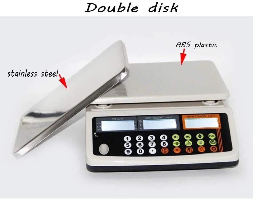Pesatura Elettronica 66lb/0.0002lb Conteggio elettronico di precisione, pesatura Industriale Bilancia analitica di precisione Digitale ad Alta precisione analitica accurata con Tara LCD, Divertimento